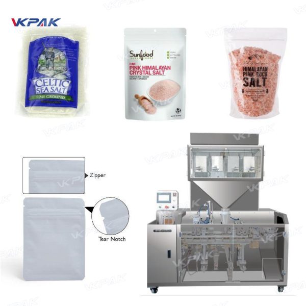 VK-SP180K Sea Salt Zipper Bag Packaging Machine